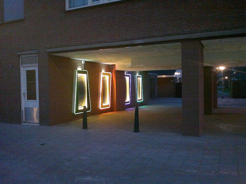 Beautiful anti-vandalism project with our laughter mirrors! Beautiful anti-vandalism project with our laughter mirrors!